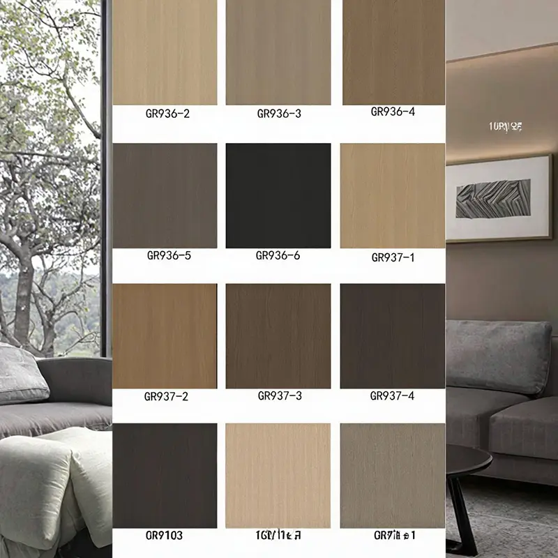 Заманауи дизайнерлік стилі PVC сәндік фильмі